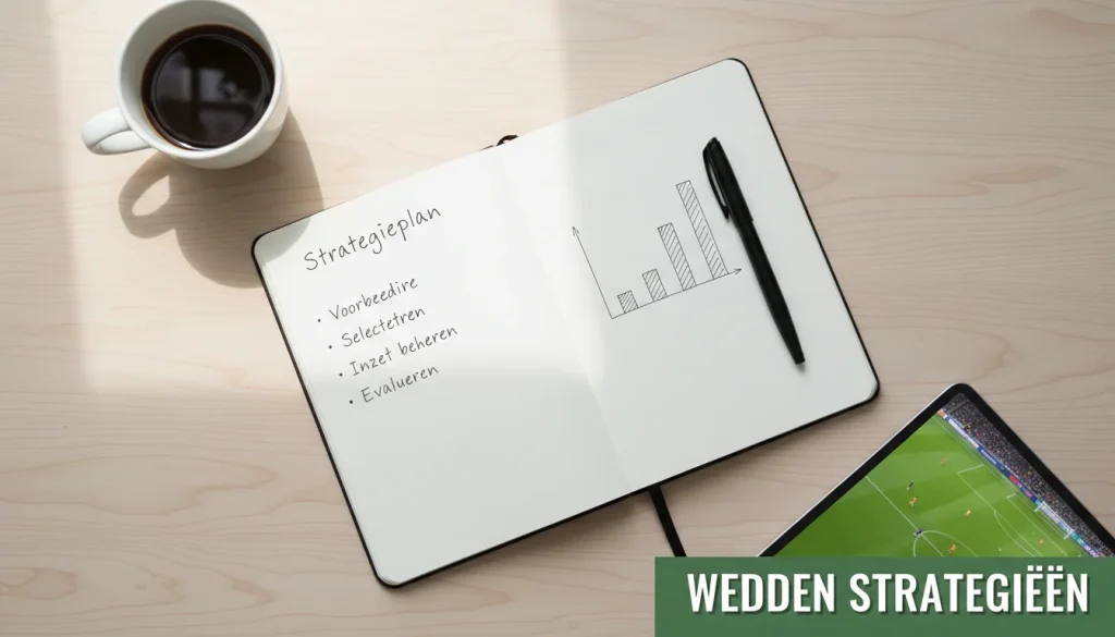 Voetbal wedden strategieën — van beginner tot gevorderd niveau